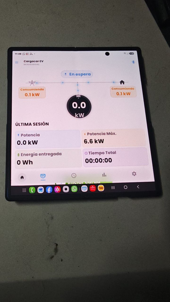 App de control y monitorización de la recarga del coche eléctrico